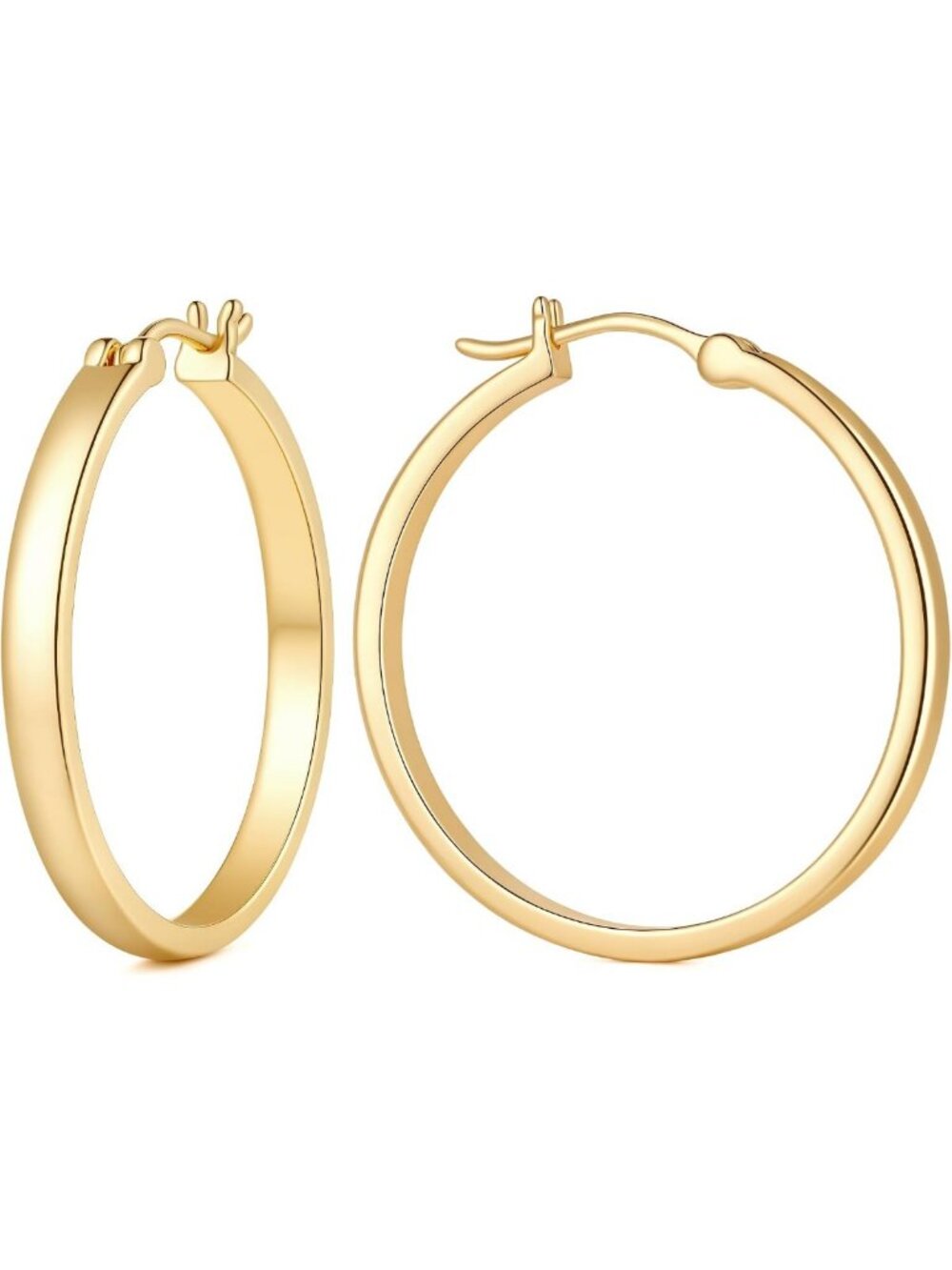 Elegant 14K Gold Hoop Earrings for Women | Stylish & Timeless Jewelry Accessory
